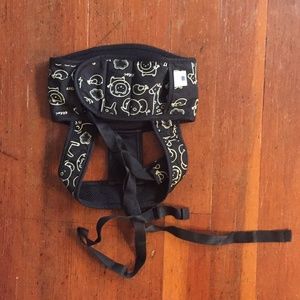 Portable High Chair Black Shopping Cart Safety Strap Smart N Comfy 3-in-1 Travel High Chair Toddler Safety Harness